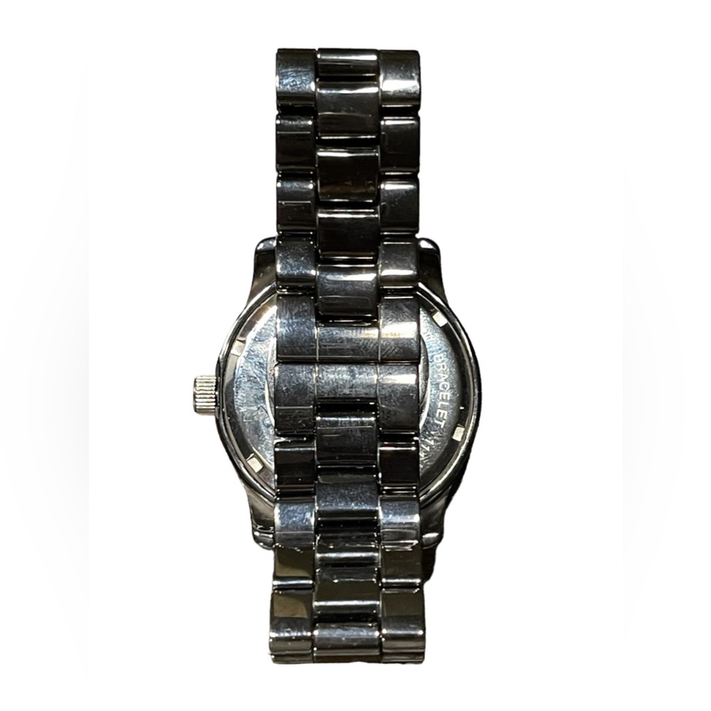 MICHAEL KORS Baguette Crystal Black Ceramic UNISEX Watch MK5362 - Picture 11 of 13